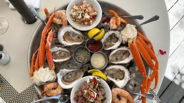 Lovango 1 a plate of food on a table