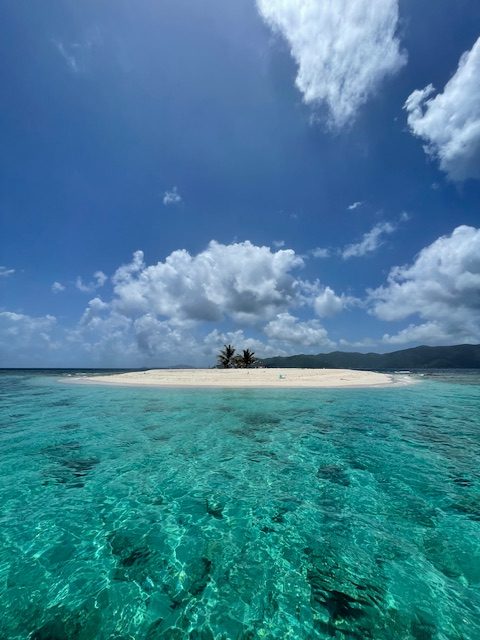 a large body of water next to the ocean